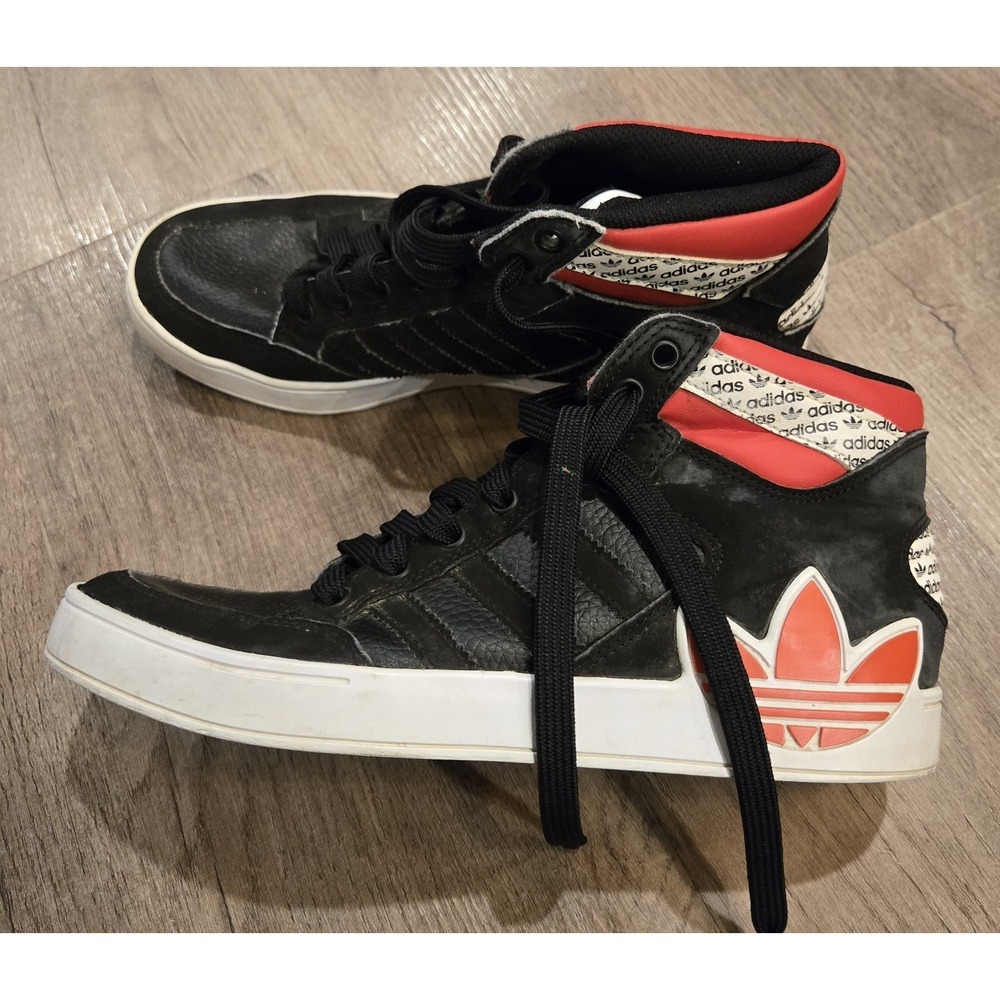 ADIDAS Ortholite Hard Court EVH 791004 High Top Shoes Boys Size Youth Size 6